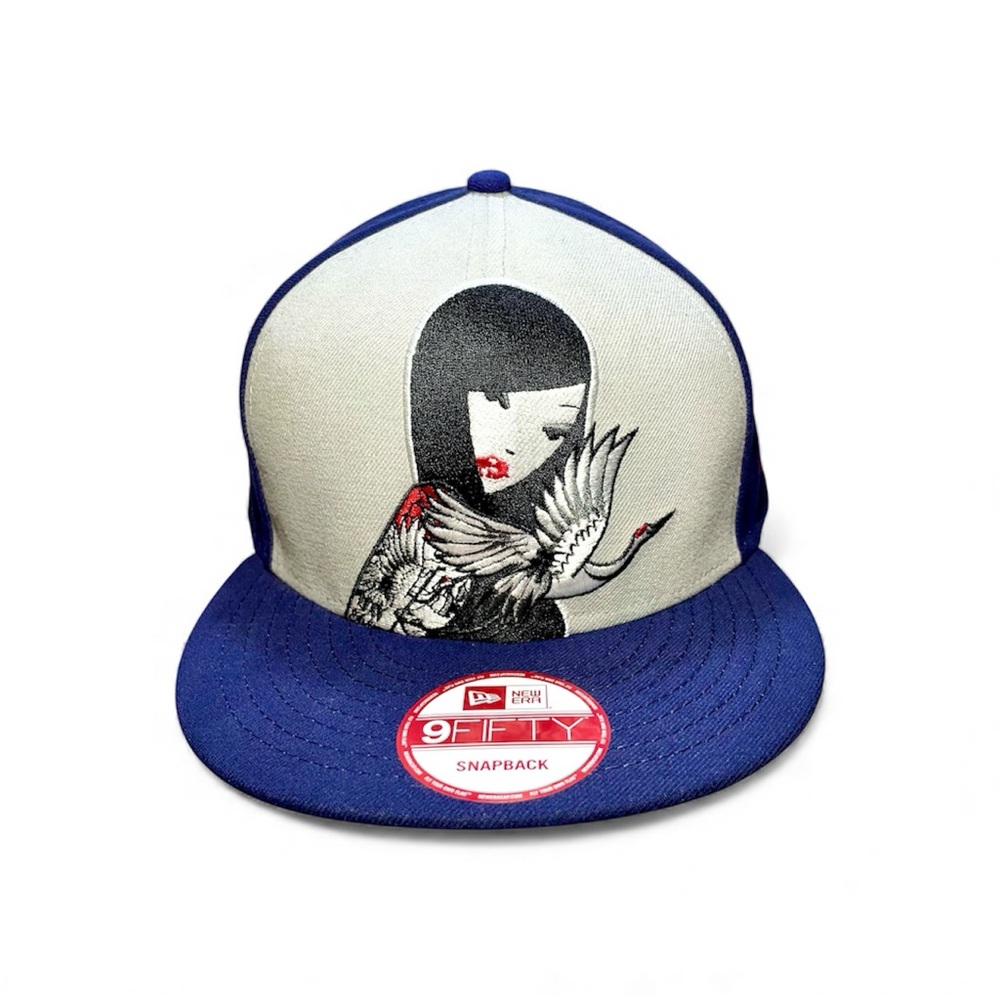 New Era 9FIFTY Tokidoki Snapback Cap Hat Asian Girl with Tanchozuru Crane NWOT